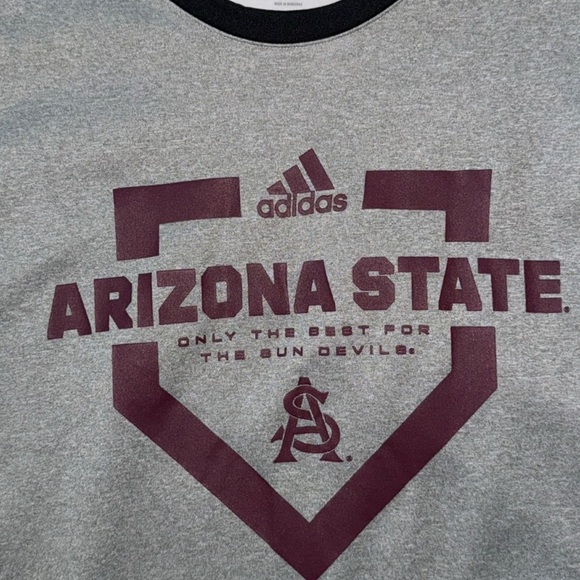Adidas Arizona State University Sun Devils AEROREADY Long Sleeve Shirt – Size M - Picture 3 of 12